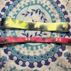 Two under armour headbands( lightly used)